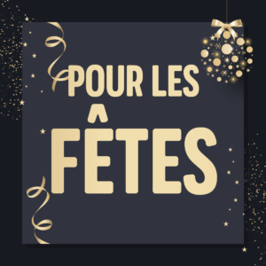 Menu pour les fêtes 4 services